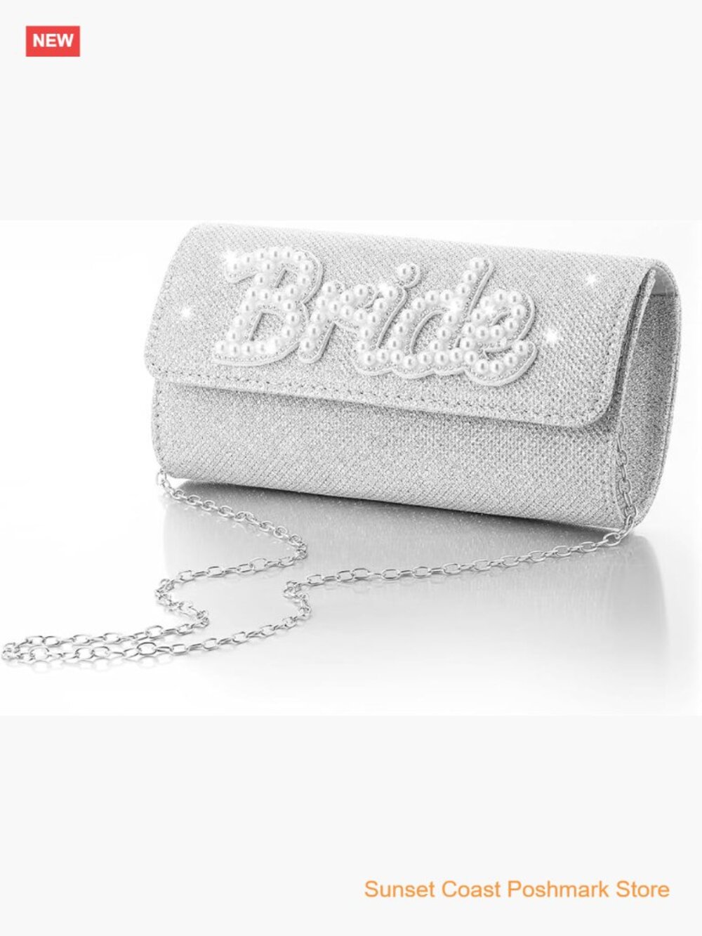 Bride Clutch Purse Wedding Honeymoon Gift Rhinestone Letter Evening Bag Bridal